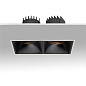 ART-SQF-180x2 LED светильник встраиваемый безрамочный полуповоротный Downlight   -  Встраиваемые светильники 
